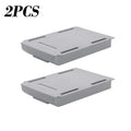 Self Stick Pencil Tray Under Desk Drawer Storage Box Hidden Stationery Organizer Stand For Pens Office Home Storage Organizer