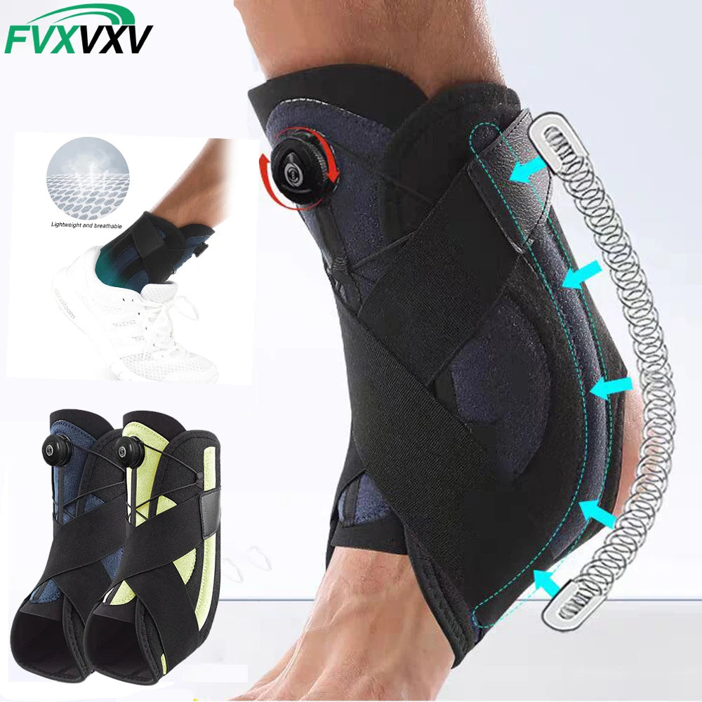 Adjustable Ankle Support Brace with Dial Tightening – Single Brace
