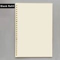 Loose Leaf Binder Notebook A5 B5 A4 with Refill Paper and Dividers