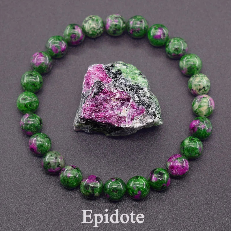 Natural Lapis Lazuli Stone Beads Bracelet — Energy Healing Jewelry
