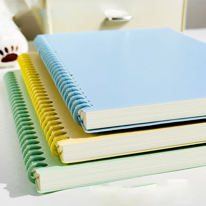 A4/A5/B5 Spiral Notebook — 60-Sheet Lined & Blank Journal