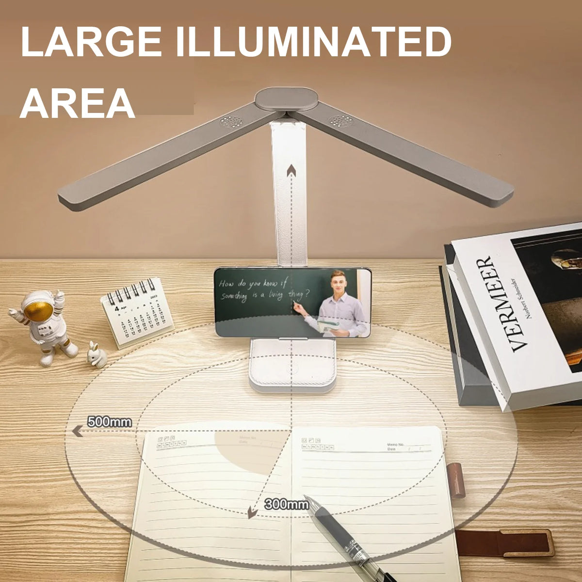 Foldable USB LED Desk Lamp with Touch Control