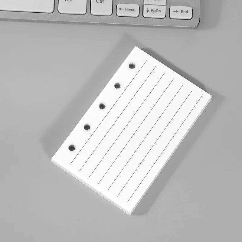 M5 Loose Leaf Refill Paper, 40 Sheets Planner Inserts for Mini Binder, Weekly Monthly To Do Dot Grid Lined Pages