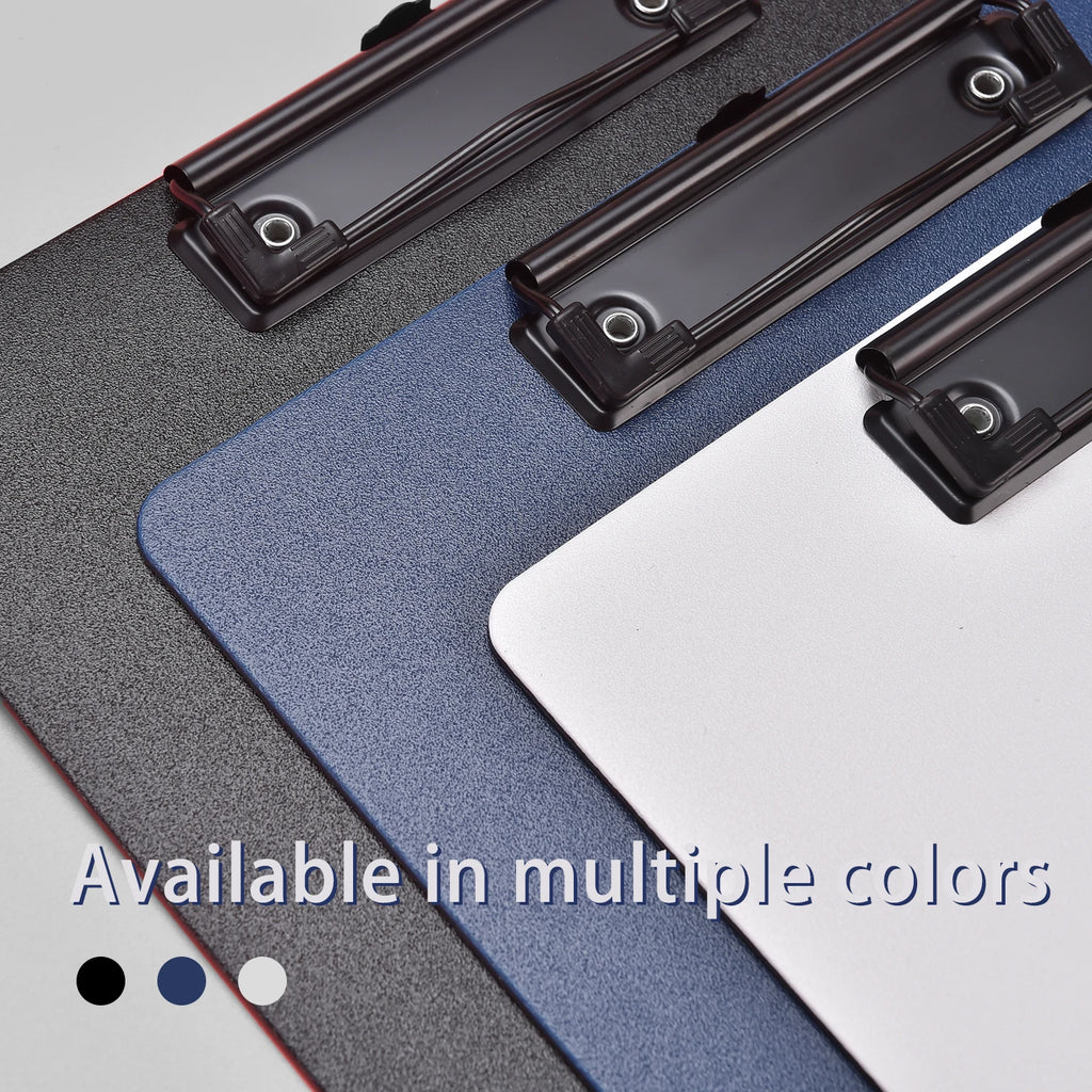 A4 File Folder Clipboard with Storage, Hard Writing Pad and Document Organizer for School, Office and Test Papers