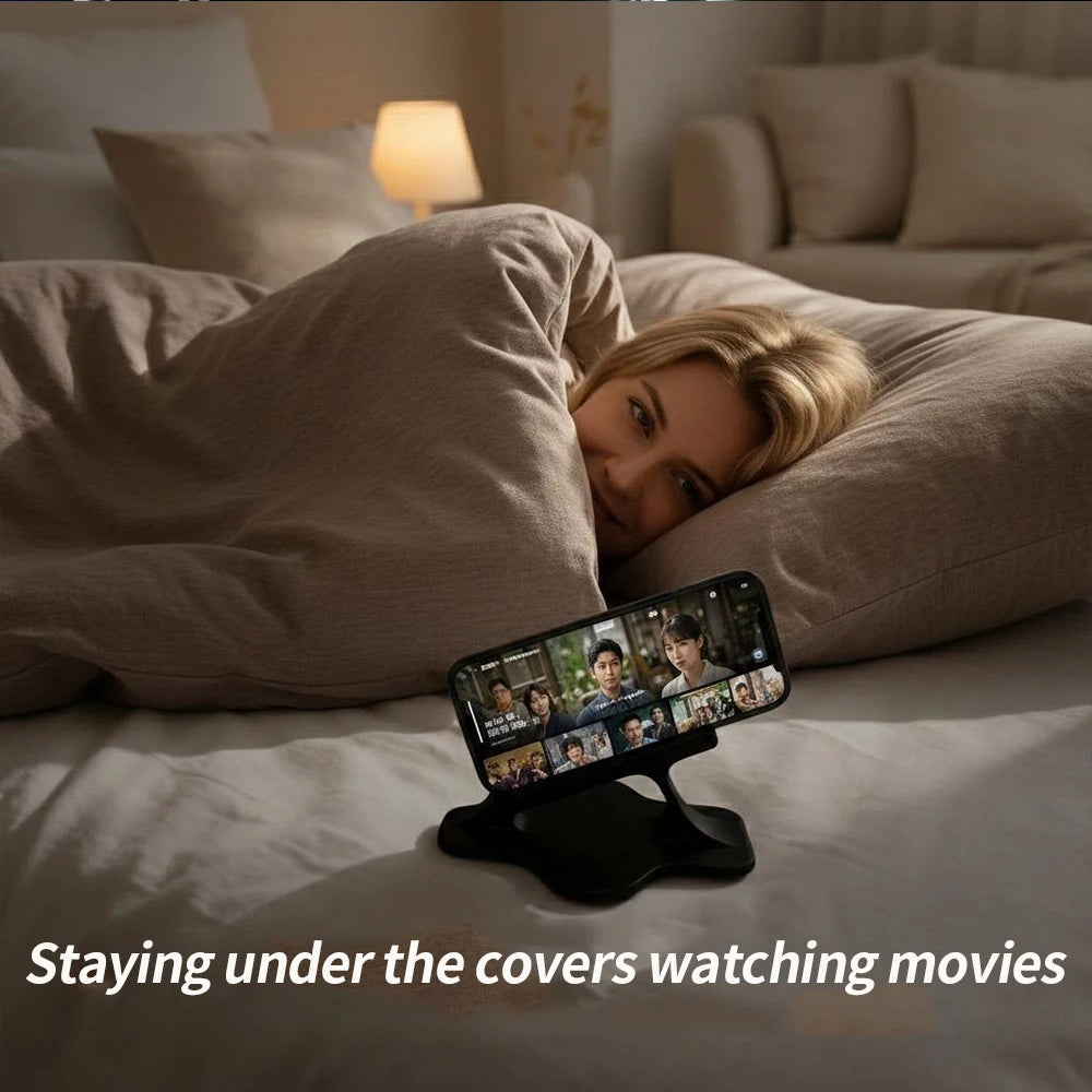 Bedside Phone Stand — Foldable Holder for Hands-Free Viewing