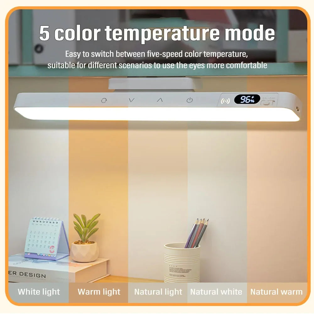 Rechargeable Magnetic LED Night Light — Touch Control, 3/5-Color Options