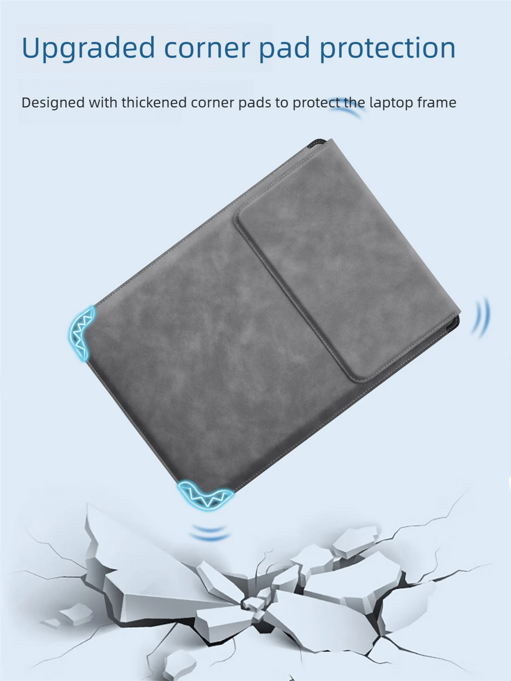 Laptop Sleeve Bag & Stand Set — Protective Case for 13–16″ Laptops