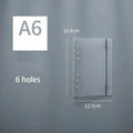 Transparent Zipper Loose Leaf Binder Cover — A5, A6 & A7