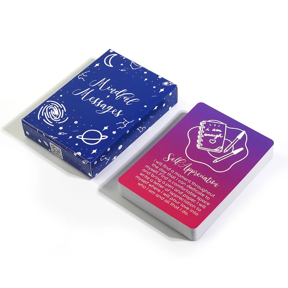 Mindful Messages Affirmation Cards — Daily Inspiration & Self-Care Deck