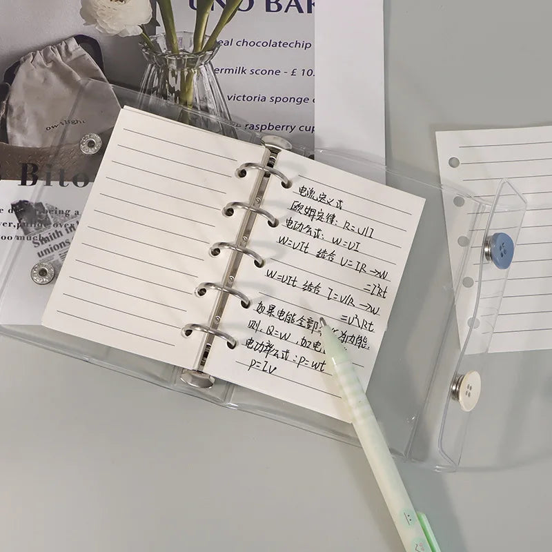 M5 Loose Leaf Refill Paper, 40 Sheets Planner Inserts for Mini Binder, Weekly Monthly To Do Dot Grid Lined Pages