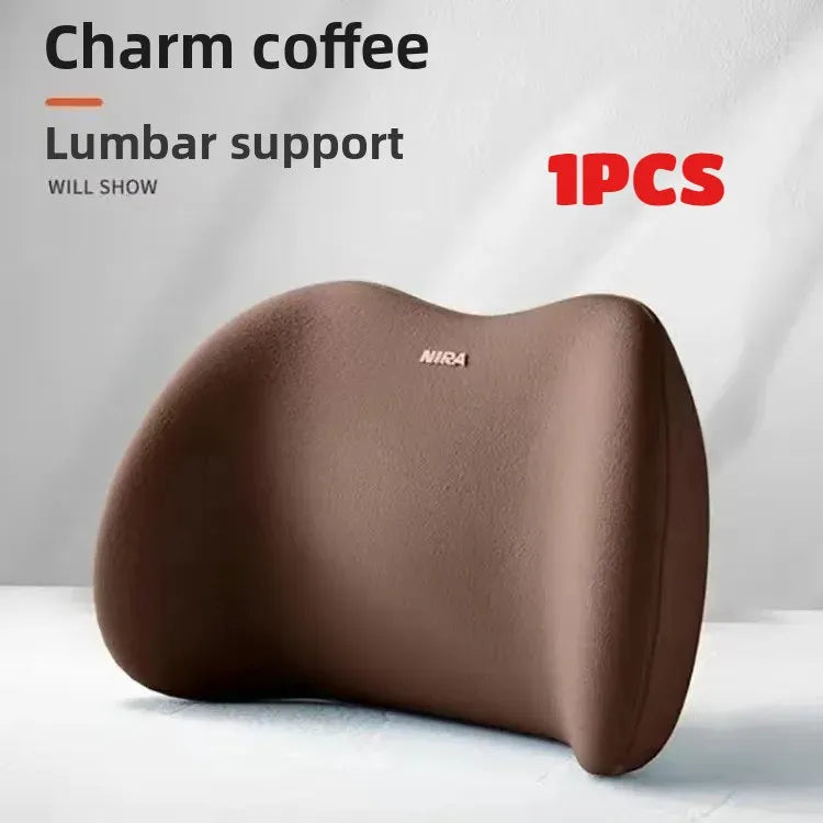 Car Headrest & Lumbar Support Pillow Set