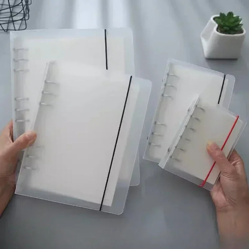 Transparent Zipper Loose Leaf Binder Cover — A5, A6 & A7