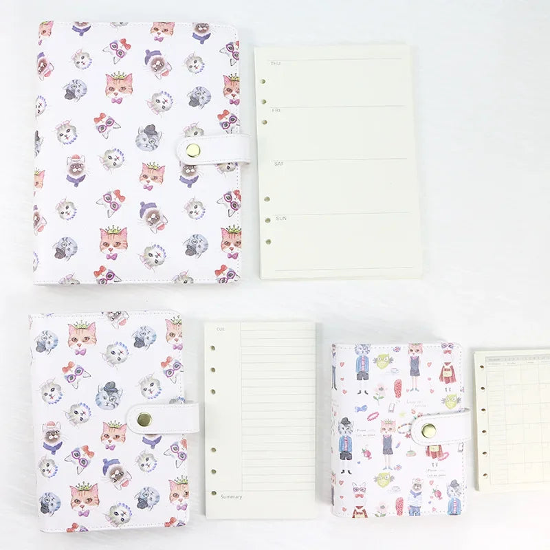 A5 A6 A7 Loose Leaf Refill Paper, 45 Sheet 6 Ring Planner Inserts in Daily, Weekly, Monthly, To Do, Finance, Lined, Grid and Dot Styles