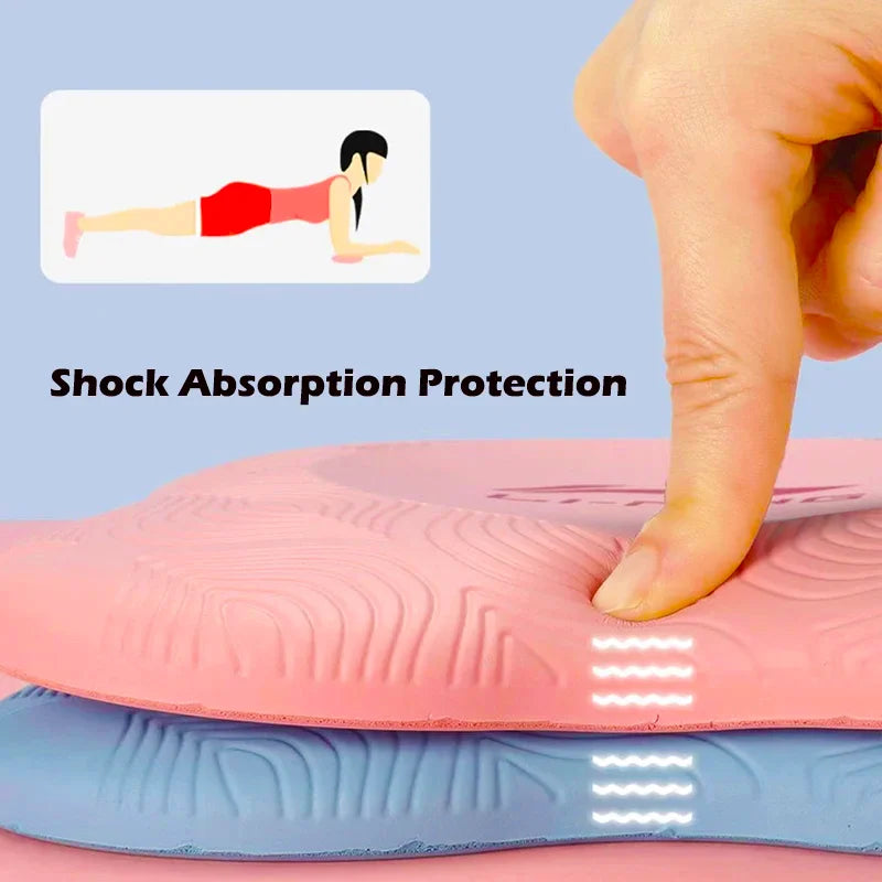 Thickened Yoga Knee & Elbow Pad — Portable Support Mat for Fitness & Exercise