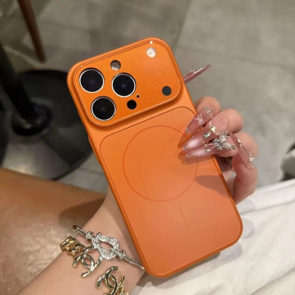 Magnetic Shockproof Phone Case for iPhone 11 to 17 with Wireless Charging Support