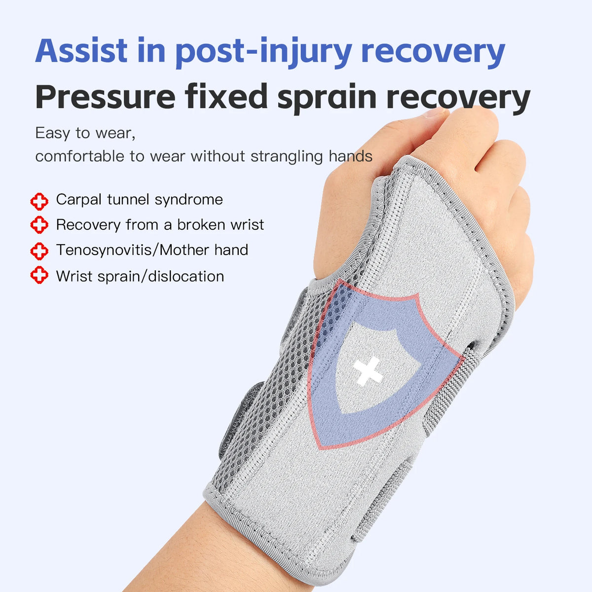 Adjustable Wrist & Thumb Support Brace — Right or Left Hand
