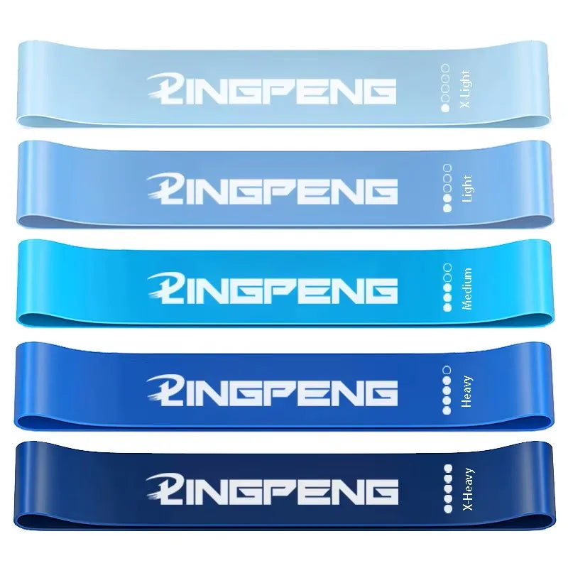 Latex Resistance Loop Bands for Workouts, Single & 5-Piece Options