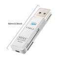 2-in-1 USB 3.0 SD & MicroSD Card Reader — High-Speed USB Adapter