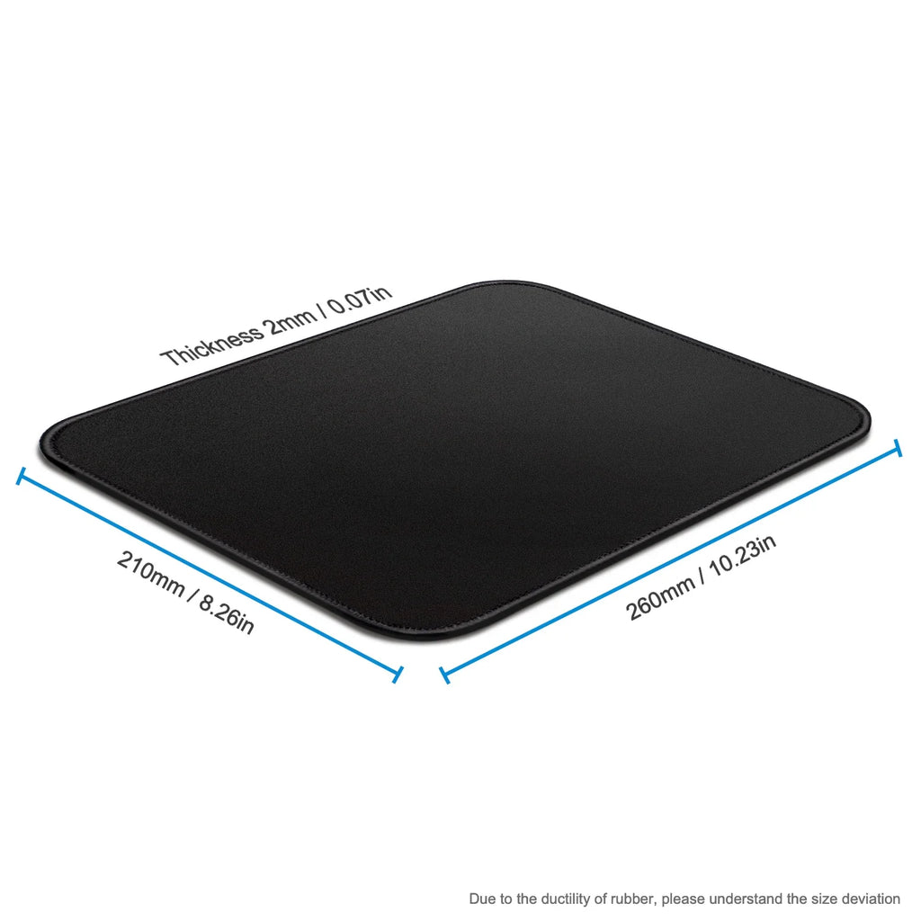 Gaming Mouse Pad with Cloth Surface & Rubber Base