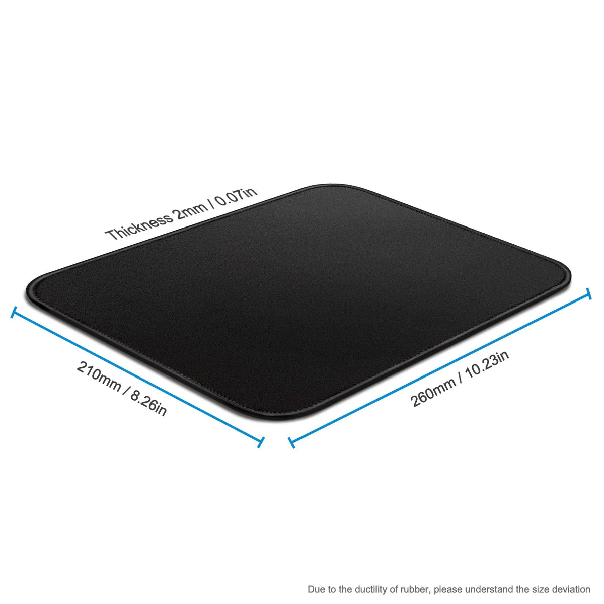 Gaming Mouse Pad with Cloth Surface & Rubber Base