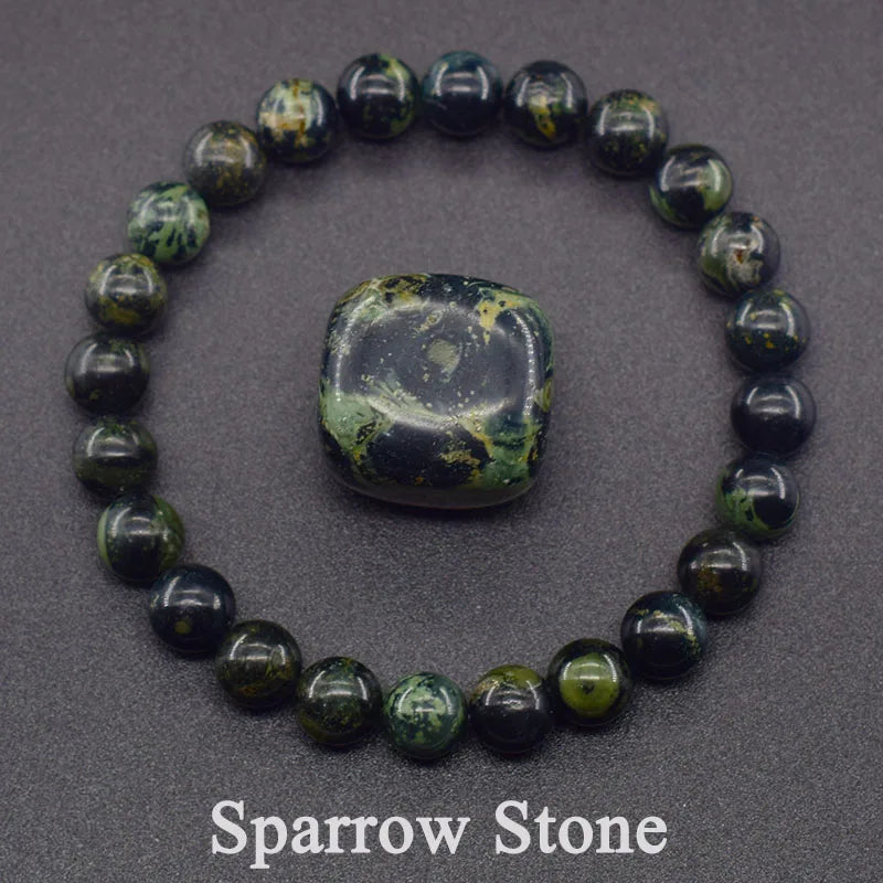Natural Lapis Lazuli Stone Beads Bracelet — Energy Healing Jewelry