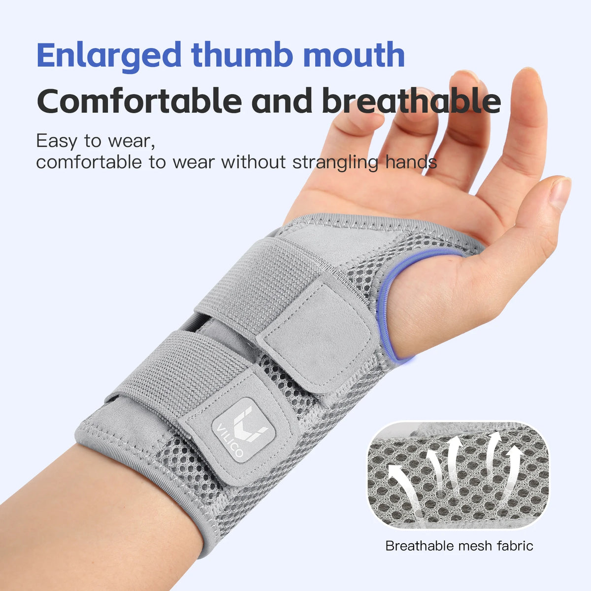 Adjustable Wrist & Thumb Support Brace — Right or Left Hand