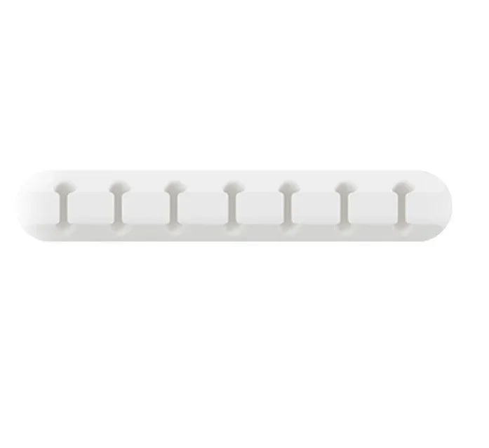 Silicone Cable Organizer Clips, Desktop USB Cord Holder and Wire Management for Charger, Mouse and Headphone Cables, 3, 5 or 7 Slots