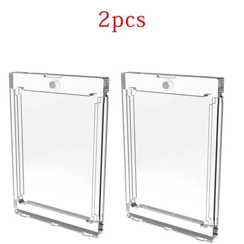Magnetic Acrylic Trading Card Display Case with Sleeve Protector