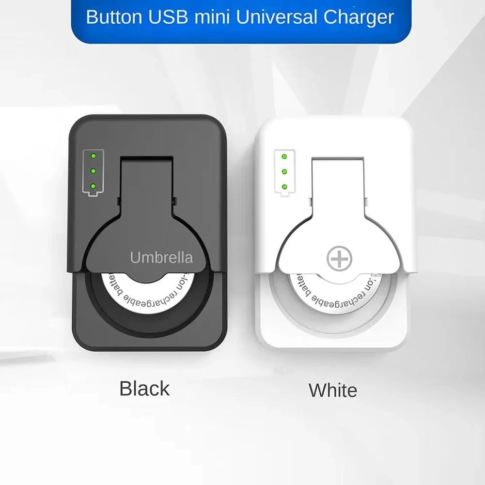 Button Cell Battery Charger for Watches, Calculators & Small Electronics — LR2016/LR2025/LR2032