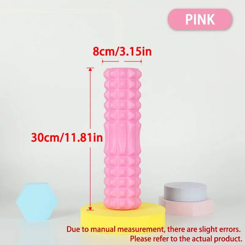 Hollow-Core Textured Foam Roller, 30 & 45 cm