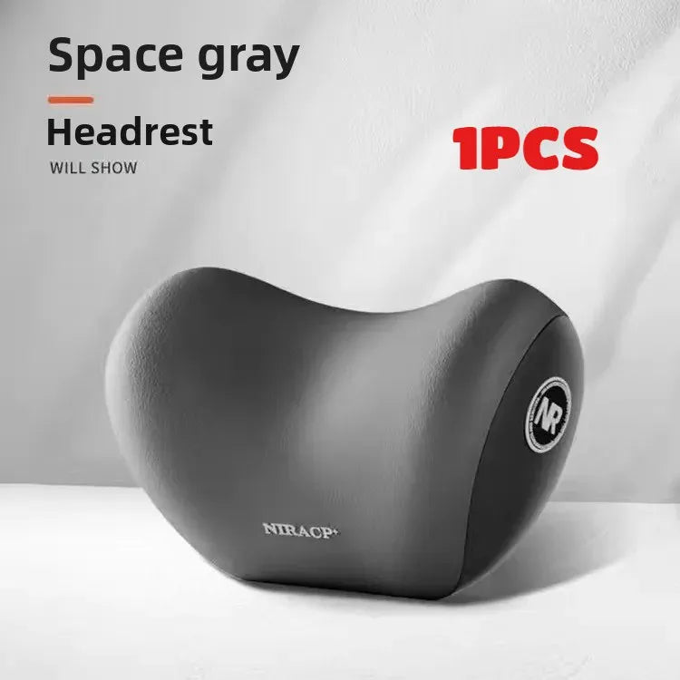 Car Headrest & Lumbar Support Pillow Set