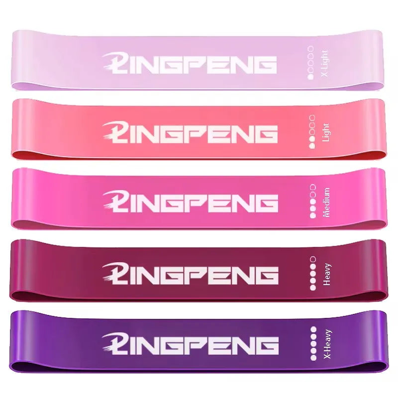 Latex Resistance Loop Bands for Workouts, Single & 5-Piece Options