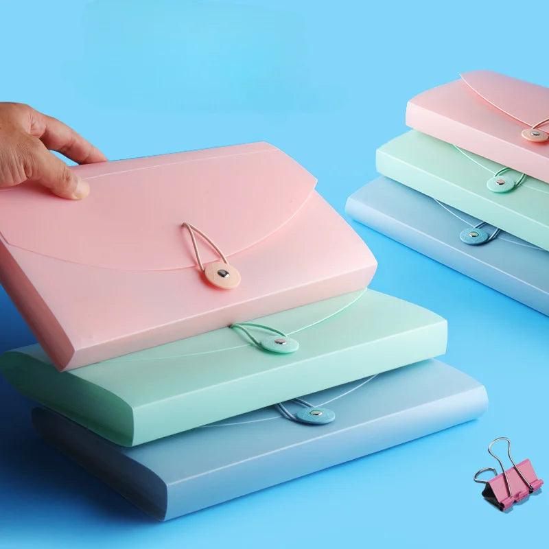13-Pocket Accordion File Organizer — Portable Document & Receipt Holder