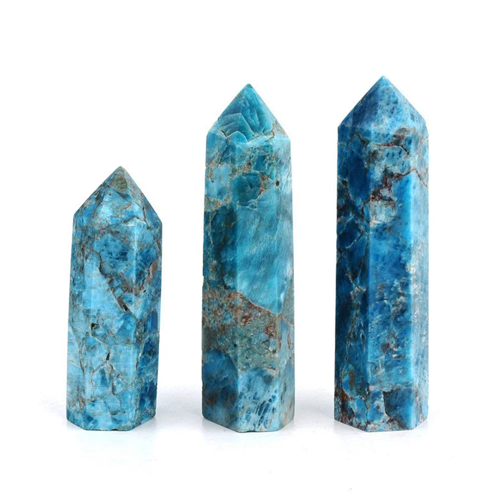 Natural Crystal Point Wand — Reiki Healing Stone for Home Decor & Meditation
