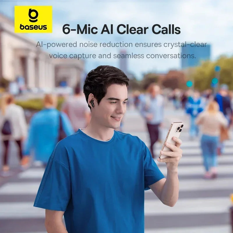 Pro ANC Wireless Earbuds — Bluetooth 6.0, 50dB Noise Cancelling, 6-Mic Hi-Res, LDAC, IP55 Waterproof
