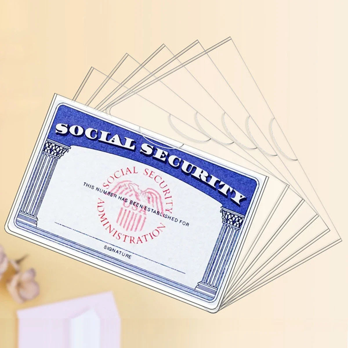 Clear Card Protector Sleeves for ID & Credit Cards