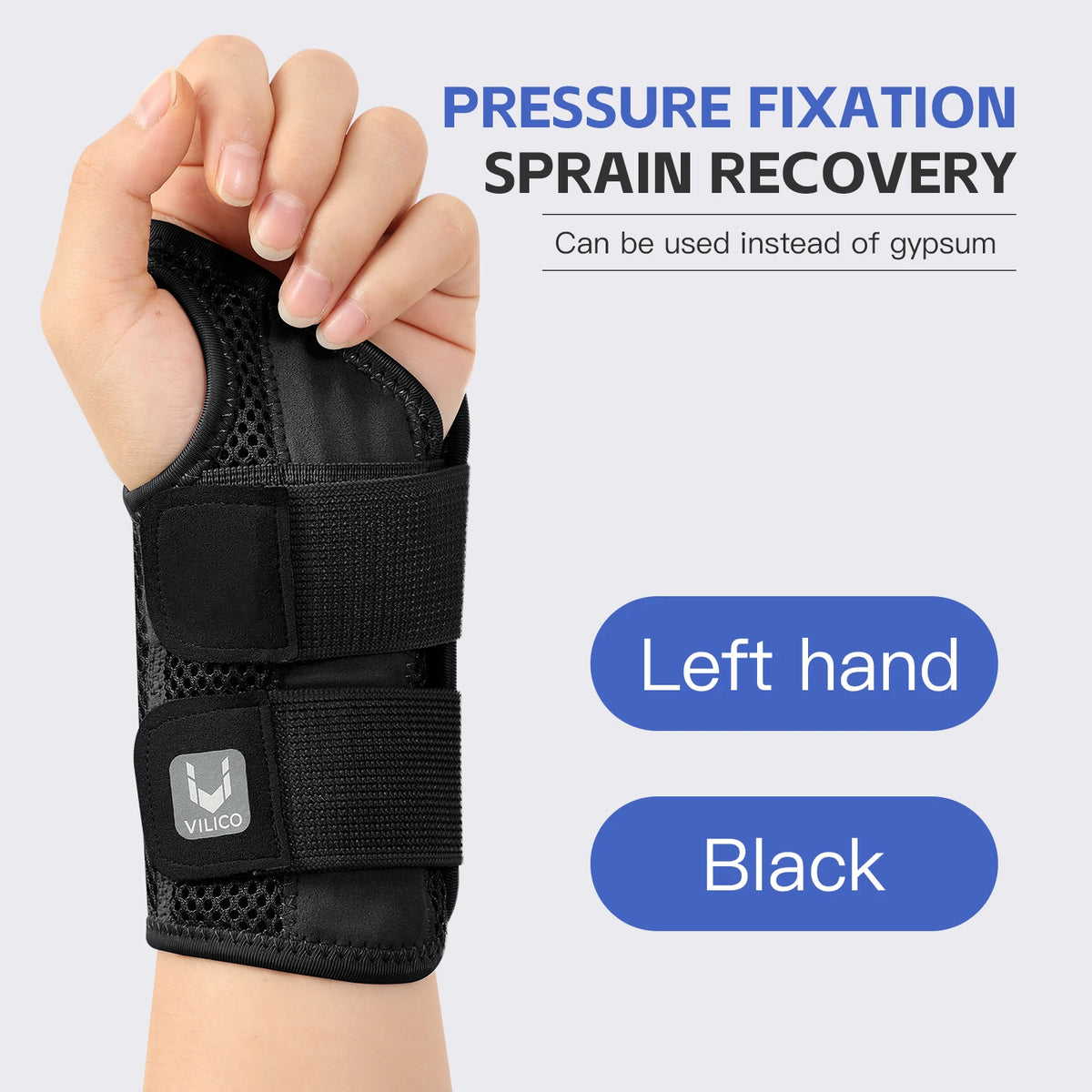 Adjustable Wrist & Thumb Support Brace — Right or Left Hand
