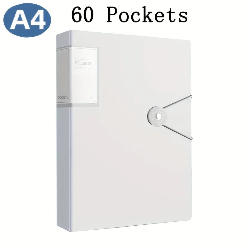 A4 Clear Pocket Presentation Folder for Documents & Certificates