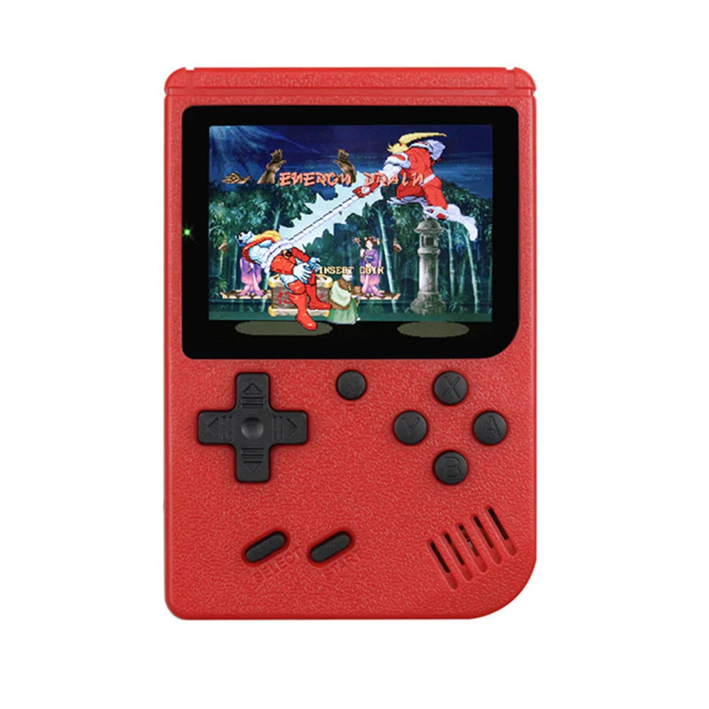 Portable Retro Handheld Game Console — 8-Bit, 3.0" Color LCD Screen