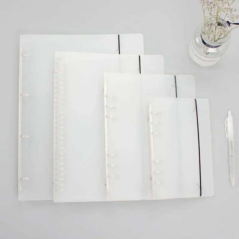 Transparent Zipper Loose Leaf Binder Cover — A5, A6 & A7