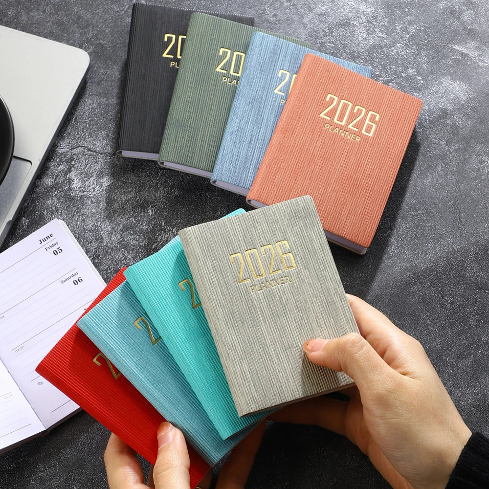 2026 A7 Mini Pocket Planner — Daily & Weekly Schedule Book