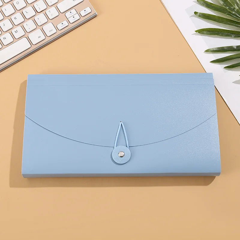 13-Pocket Accordion File Organizer — Portable Document & Receipt Holder