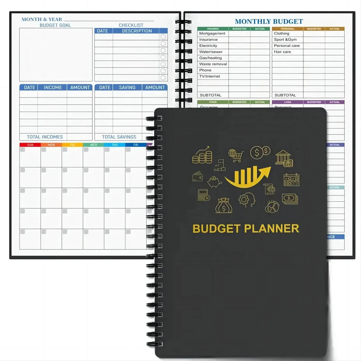 Monthly Budget Planner — Expense Tracker & Money Organizer