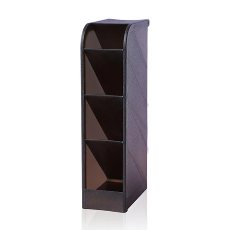 Multi-Layer Angled Pen Holder Stationery Organizer for Desk and Office Supplies