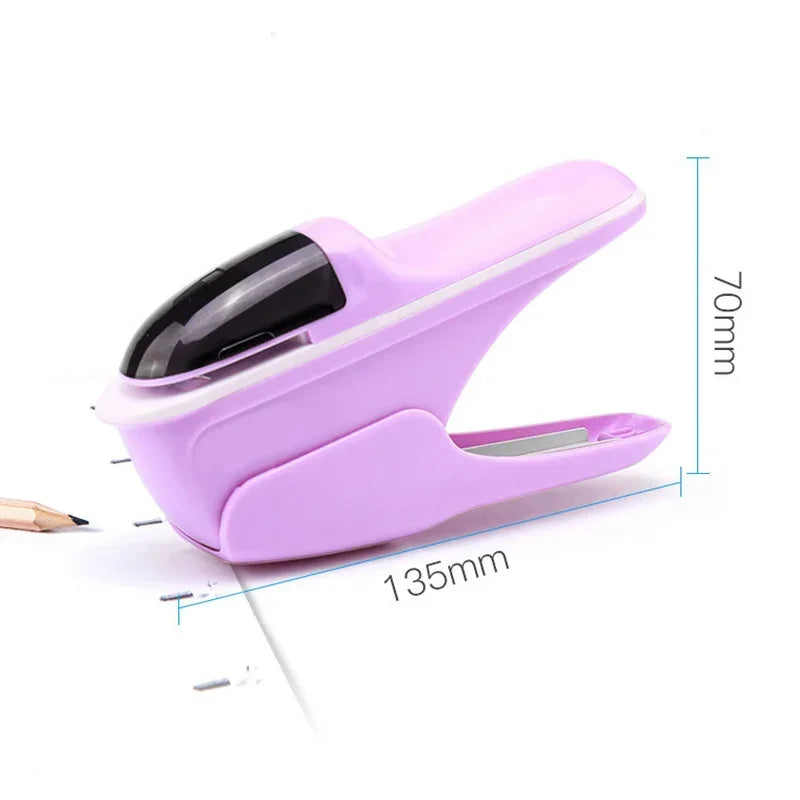 Staple-Free Hand-Held Stapler, Portable Paper Binder for Office, Home and School