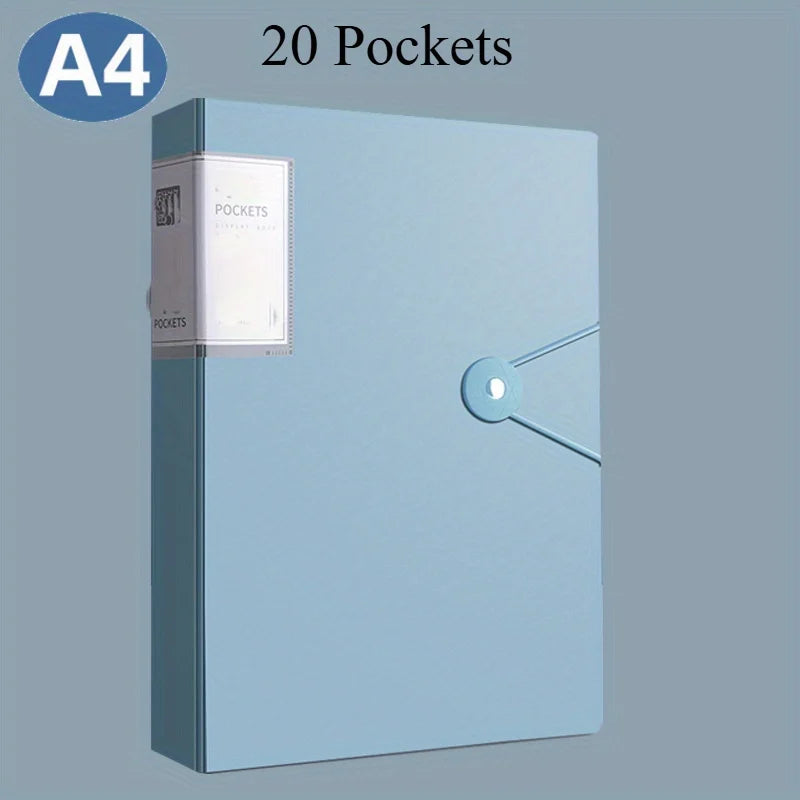 A4 Clear Pocket Presentation Folder for Documents & Certificates