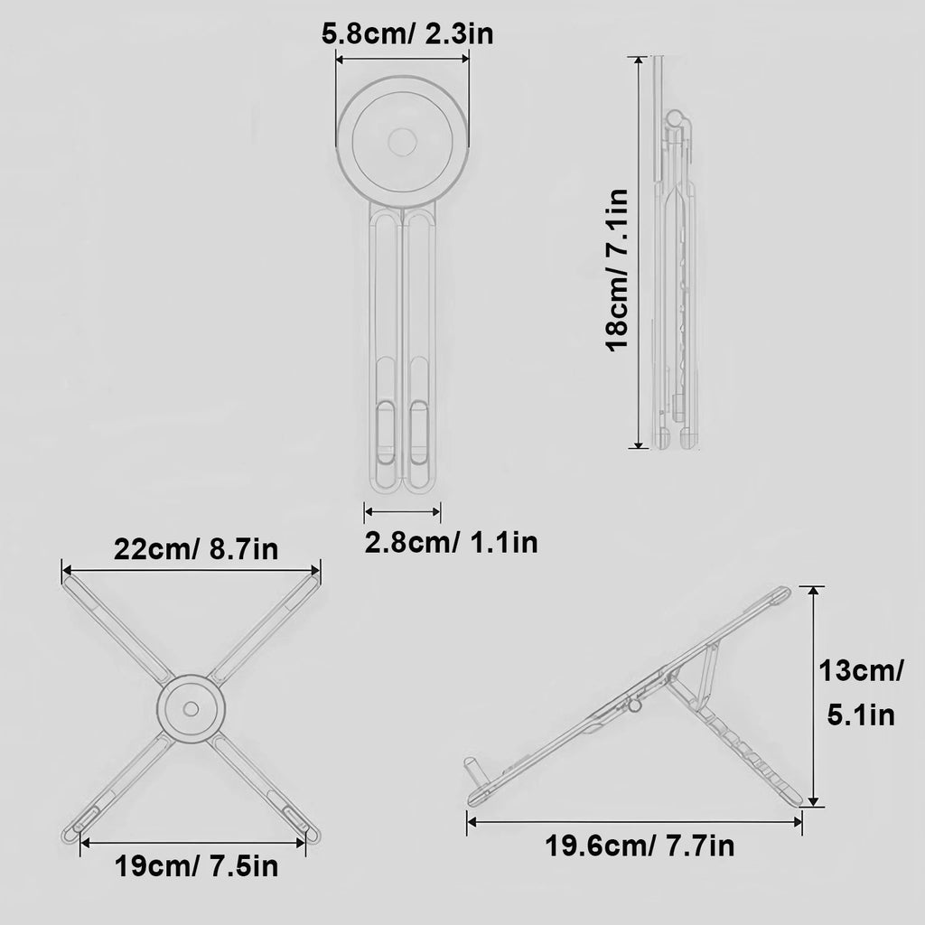 Magnetic Phone Holder & Selfie Stick — 3-in-1 Foldable Tripod Stand