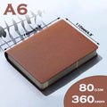 A6 360-Page Notebook — Lined or Blank Journal