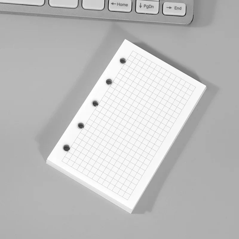 M5 Loose Leaf Refill Paper, 40 Sheets Planner Inserts for Mini Binder, Weekly Monthly To Do Dot Grid Lined Pages