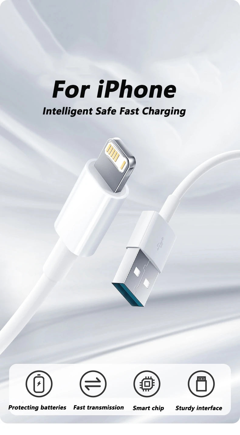 USB Charging Cable with Multiple Connector & Length Options